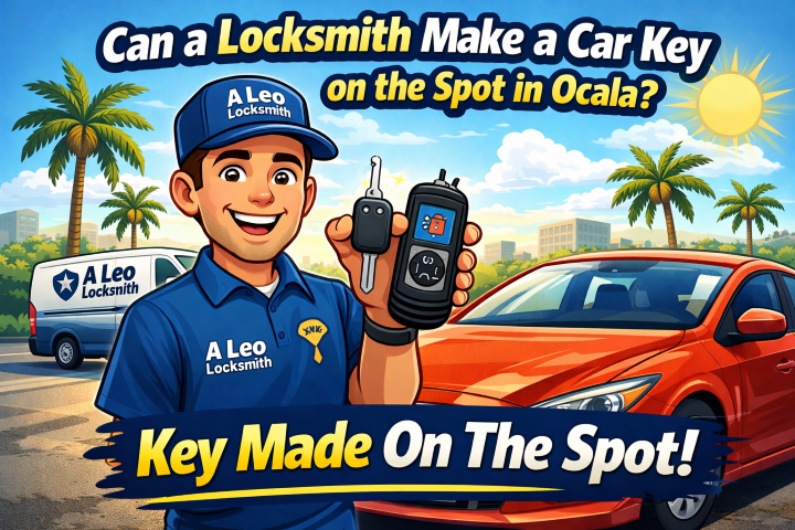 Can a Locksmith Make a Car Key on the Spot in Ocala