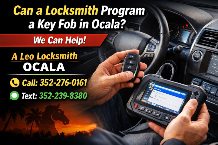 Can a Locksmith Program a Key Fob in Ocala