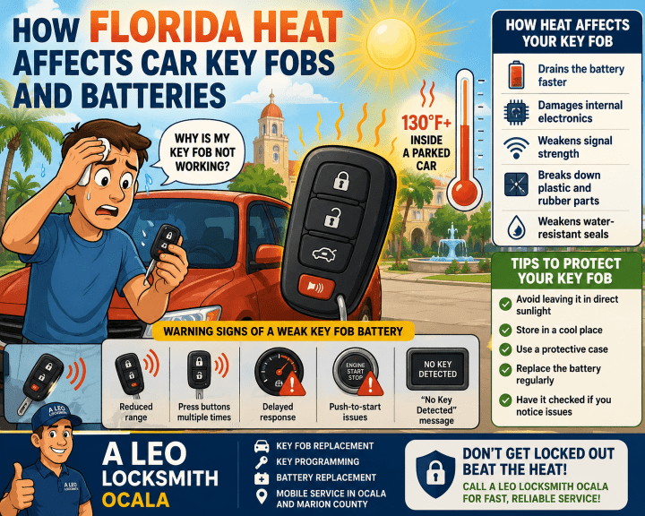 How Florida Heat Affects Car Key Fobs and Batteries