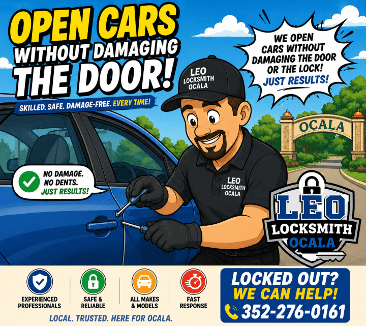 How Locksmiths Open Cars Without Damaging the Door