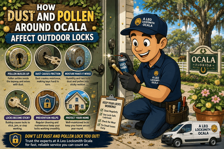 How dust and pollen affect locks