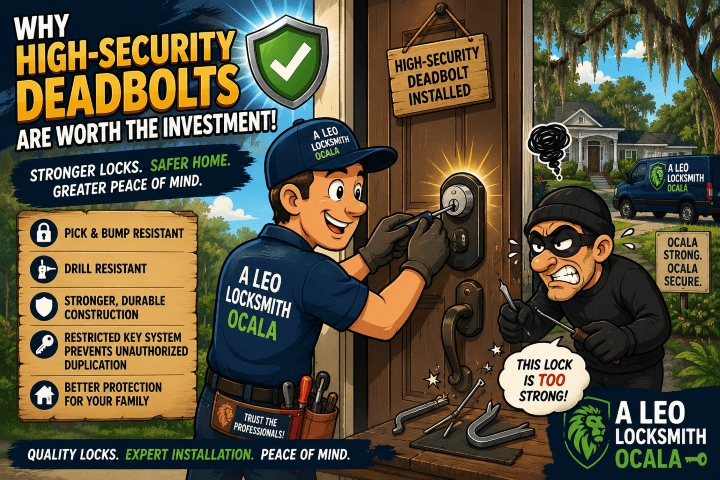Why High-Security Deadbolts Are Worth the Investment