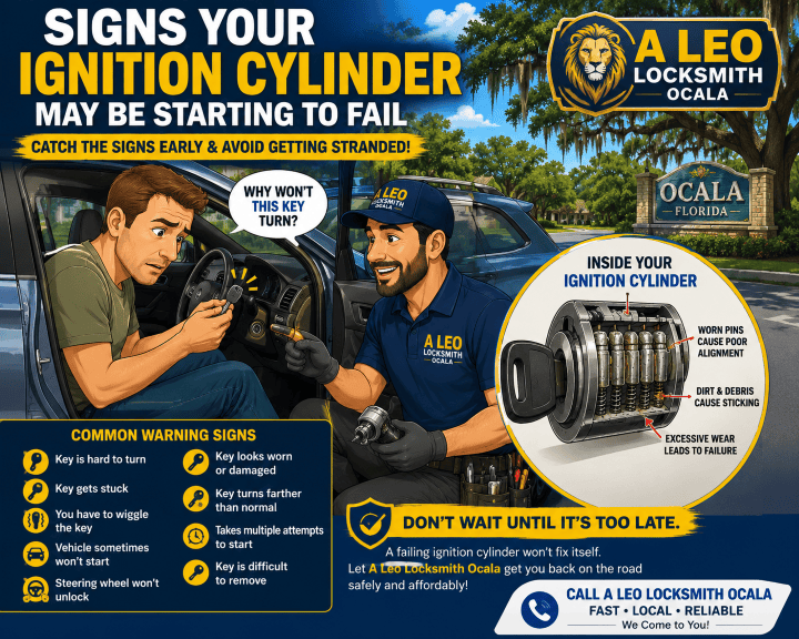 Signs Your Ignition Cylinder May Be Starting to Fail