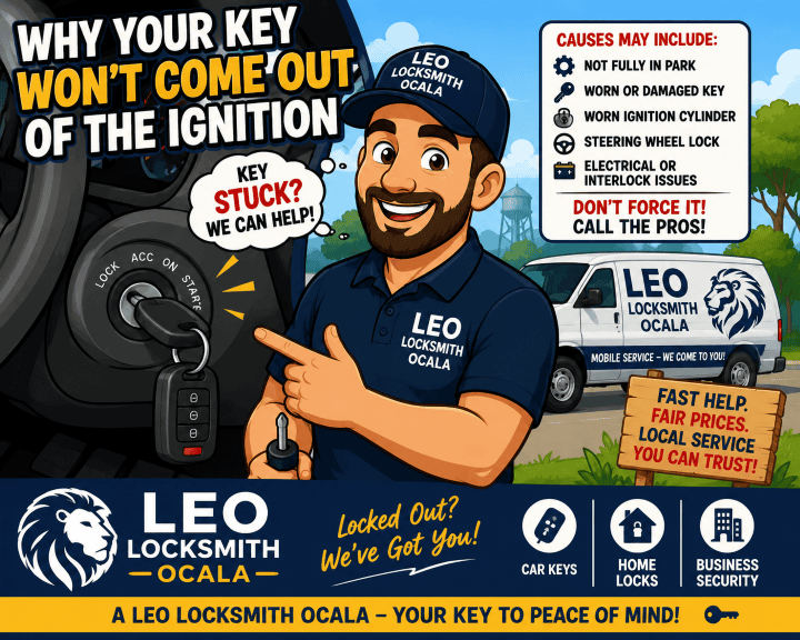 Why Your Key Won’t Come Out of the Ignition