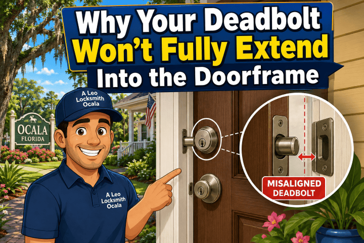 Why Your Deadbolt Won’t Fully Extend Into the Doorframe