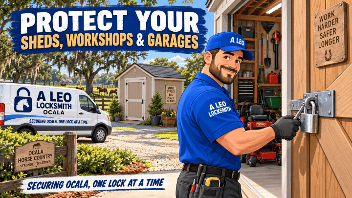 How to Secure Sheds, Workshops, and Detached Garages in Ocala